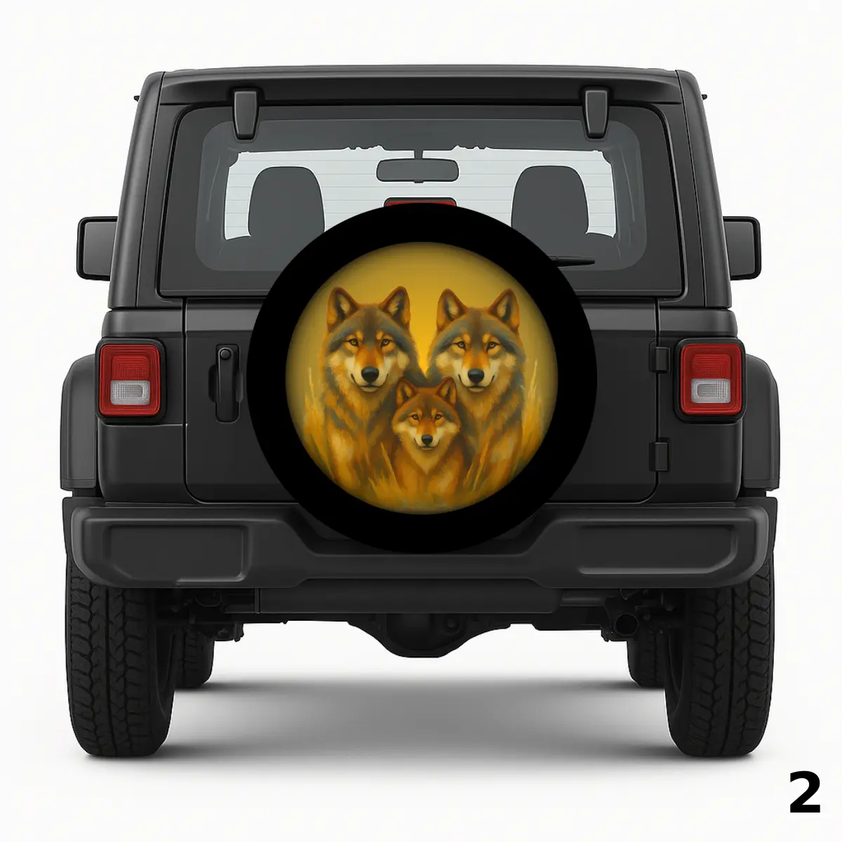 =The Wolf Family Spare Tire Cover