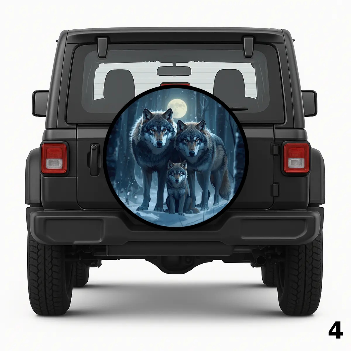=The Wolf Family Spare Tire Cover