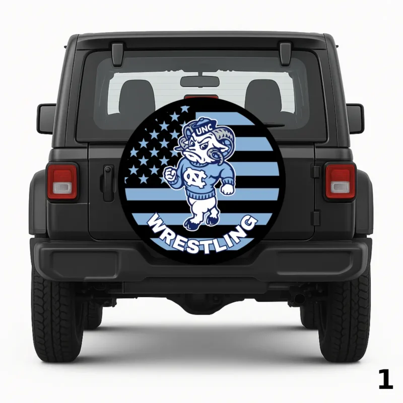 =UNC Wrestling Spare Tire Cover