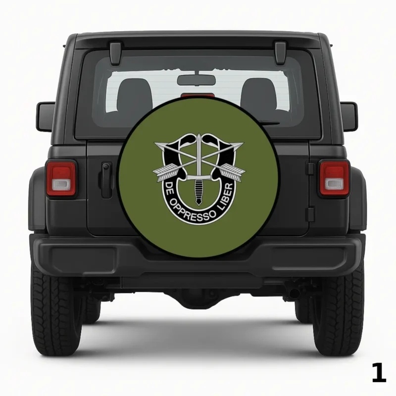 =United States Green Beret Spare Tire Cover