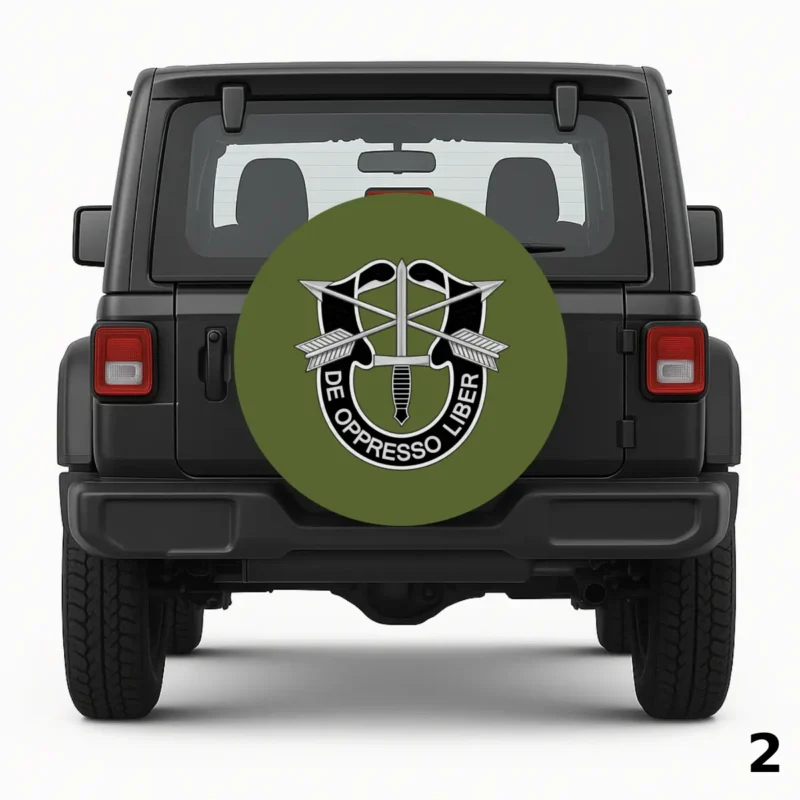=United States Green Beret Spare Tire Cover