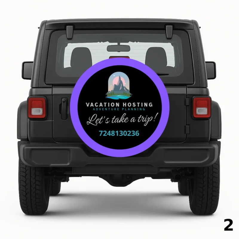 =Vacation Hosting Spare Tire Cover