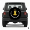=Yellow Ribbon Spare Tire Cover
