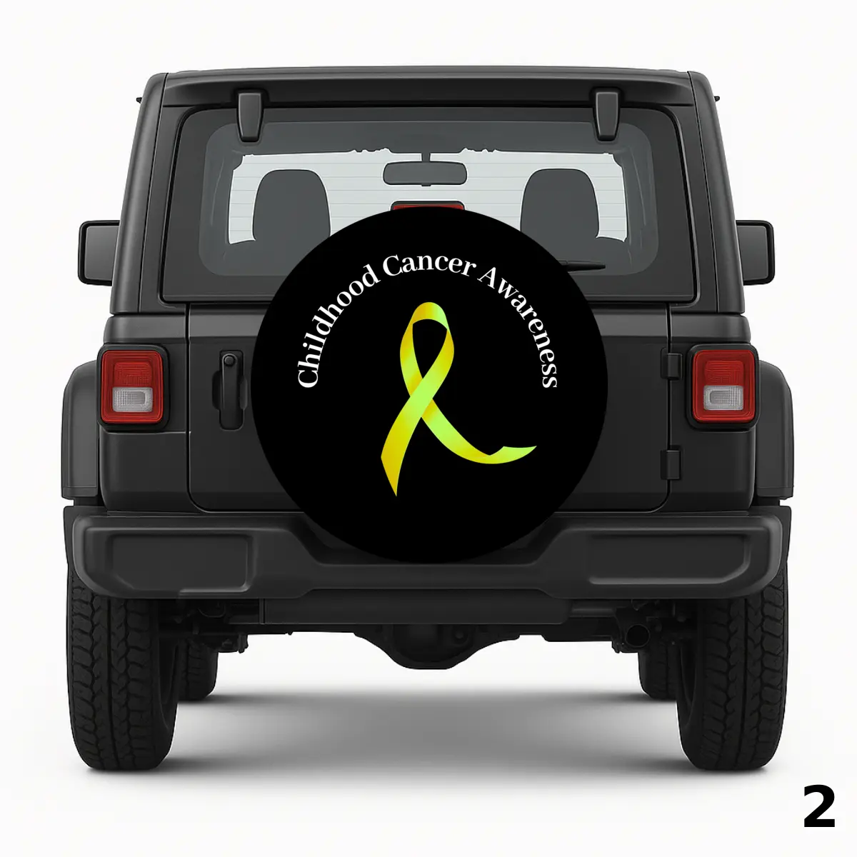 =Yellow Ribbon Spare Tire Cover