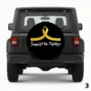 =Yellow Ribbon Spare Tire Cover
