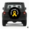 =Yellow Ribbon Spare Tire Cover