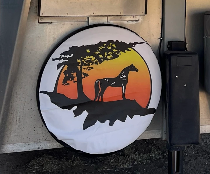 Spare tire cover installed on Car - Clients review