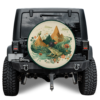 Frog in Mountain Bloom Spare Tire Cover