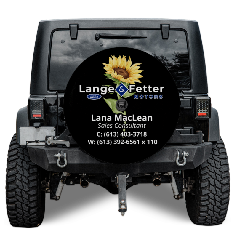 Lange & Fetter Motors Spare Tire Cover