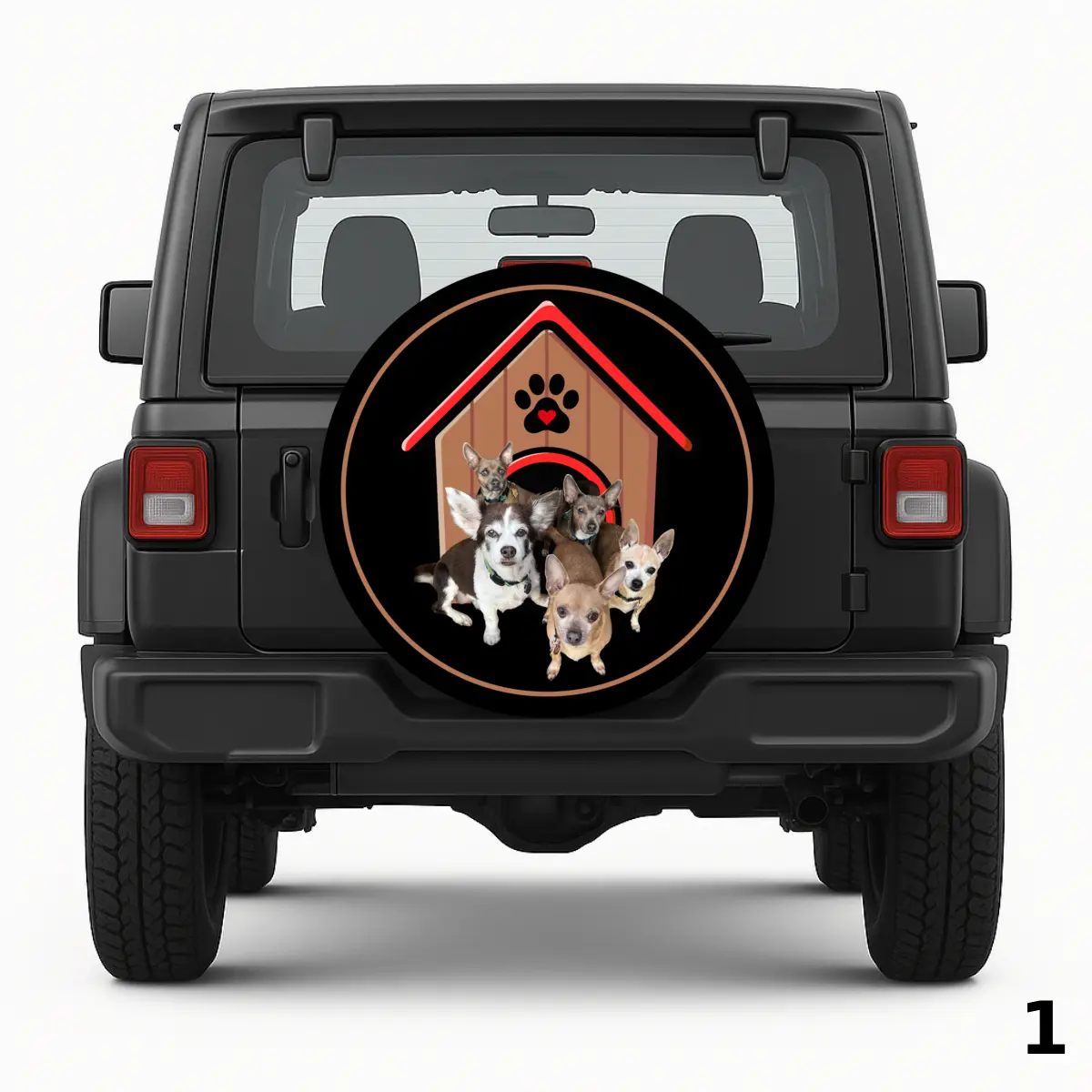 Backseat Supervisors Spare Tire Cover
