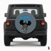 Saint Lucia Power Girl Spare Tire Cover