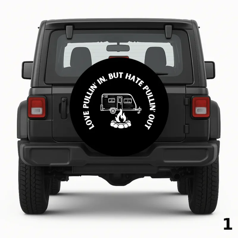 Love Pullin' In But Hate Pullin' Out — custom spare tire cover by Wheel Shell