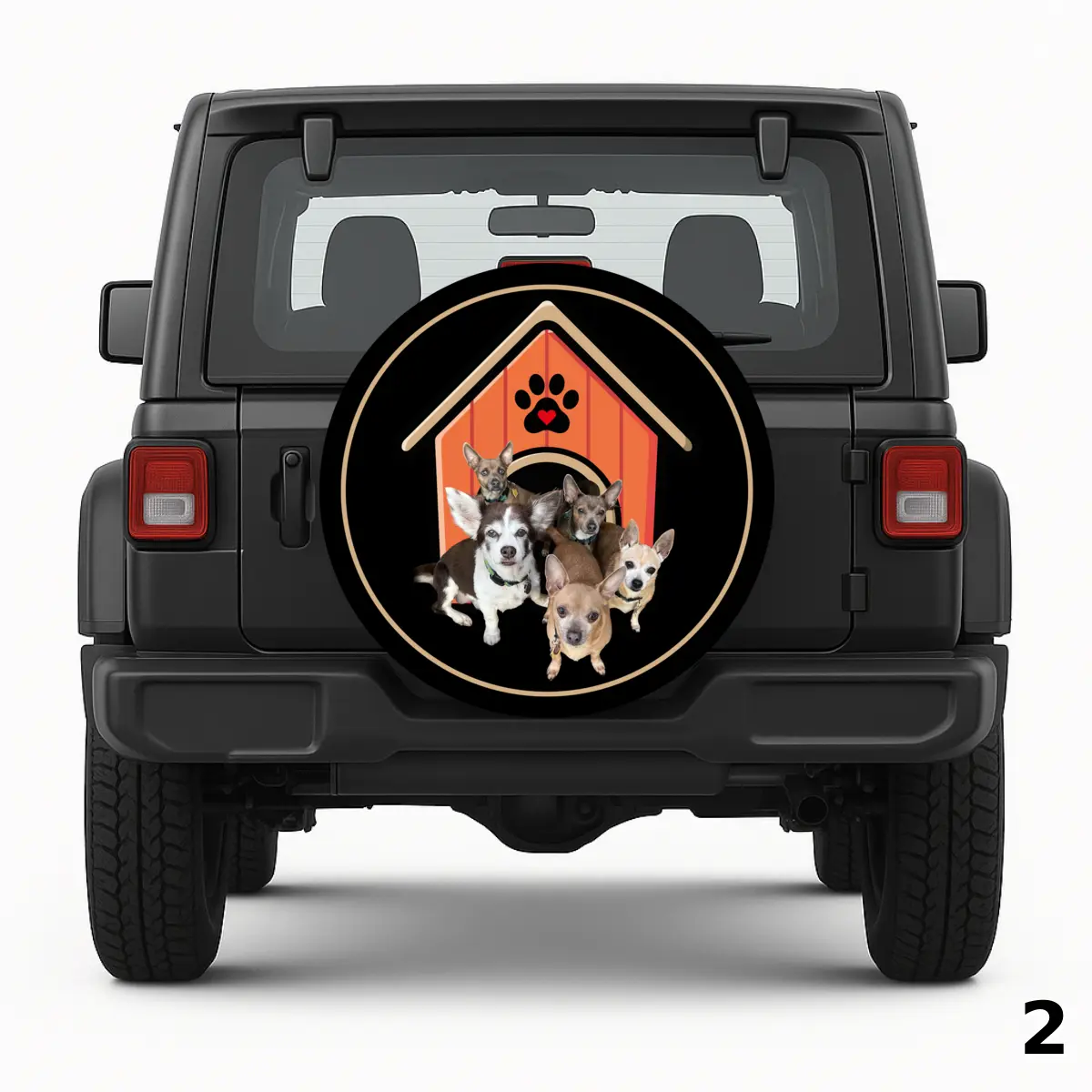 Backseat Supervisors Spare Tire Cover