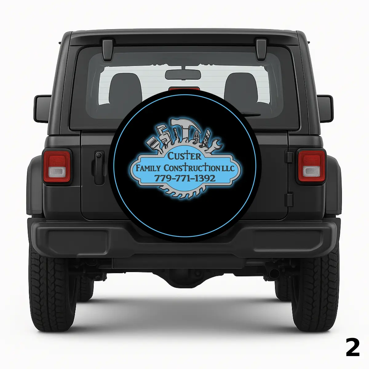 Custer Family Construction LLC Spare Tire Cover