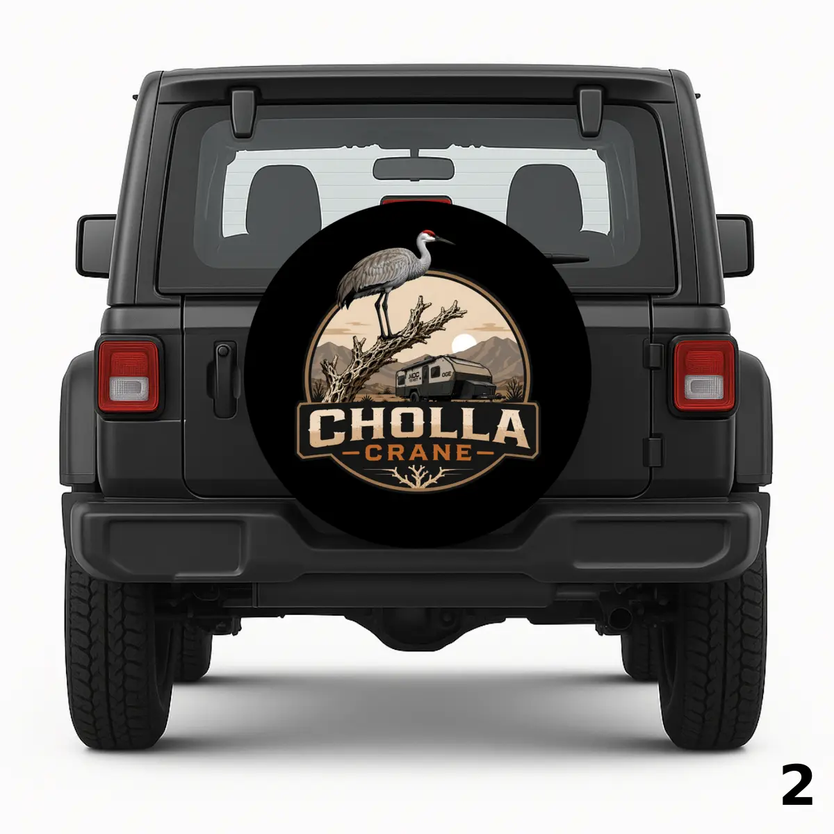 Cholla Crane Spare Tire Cover
