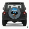 Saint Lucia Power Girl Spare Tire Cover