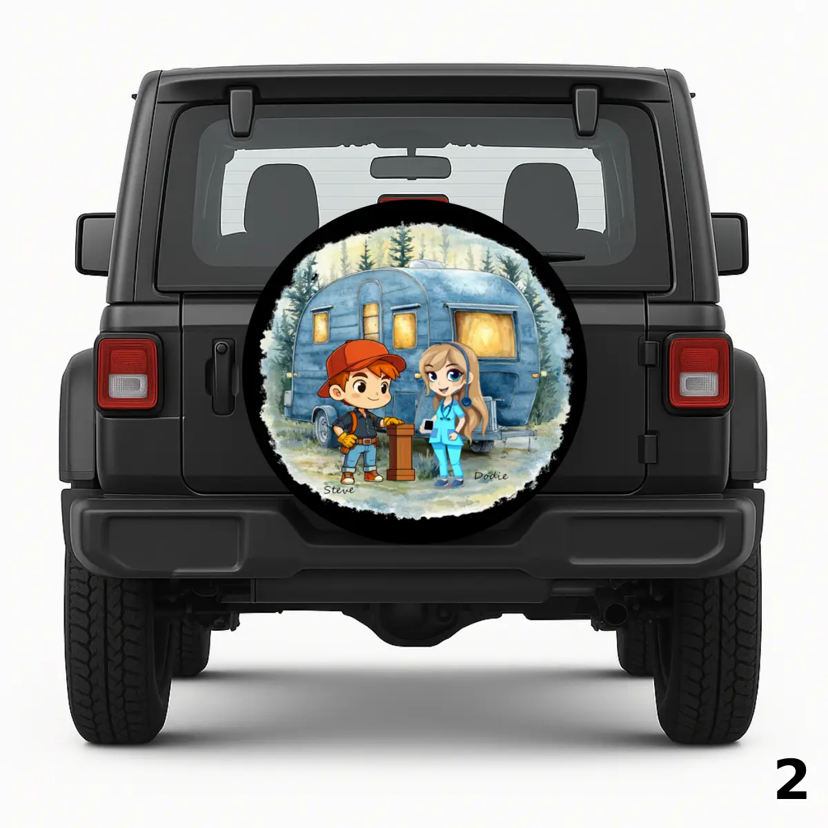 Steve and Dodie Spare Tire Cover - Image 2