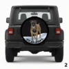 Winter Dog Spare Tire Cover