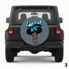 Saint Lucia Power Girl Spare Tire Cover
