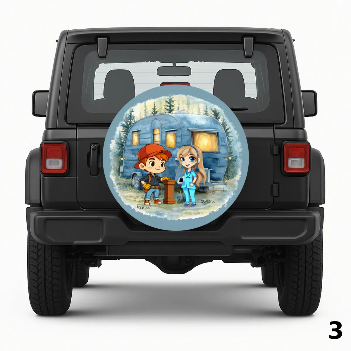 Steve and Dodie Spare Tire Cover - Image 3