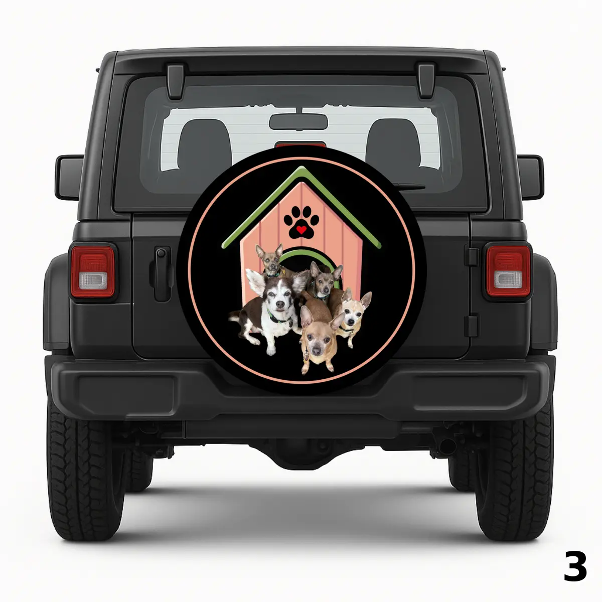 Backseat Supervisors Spare Tire Cover