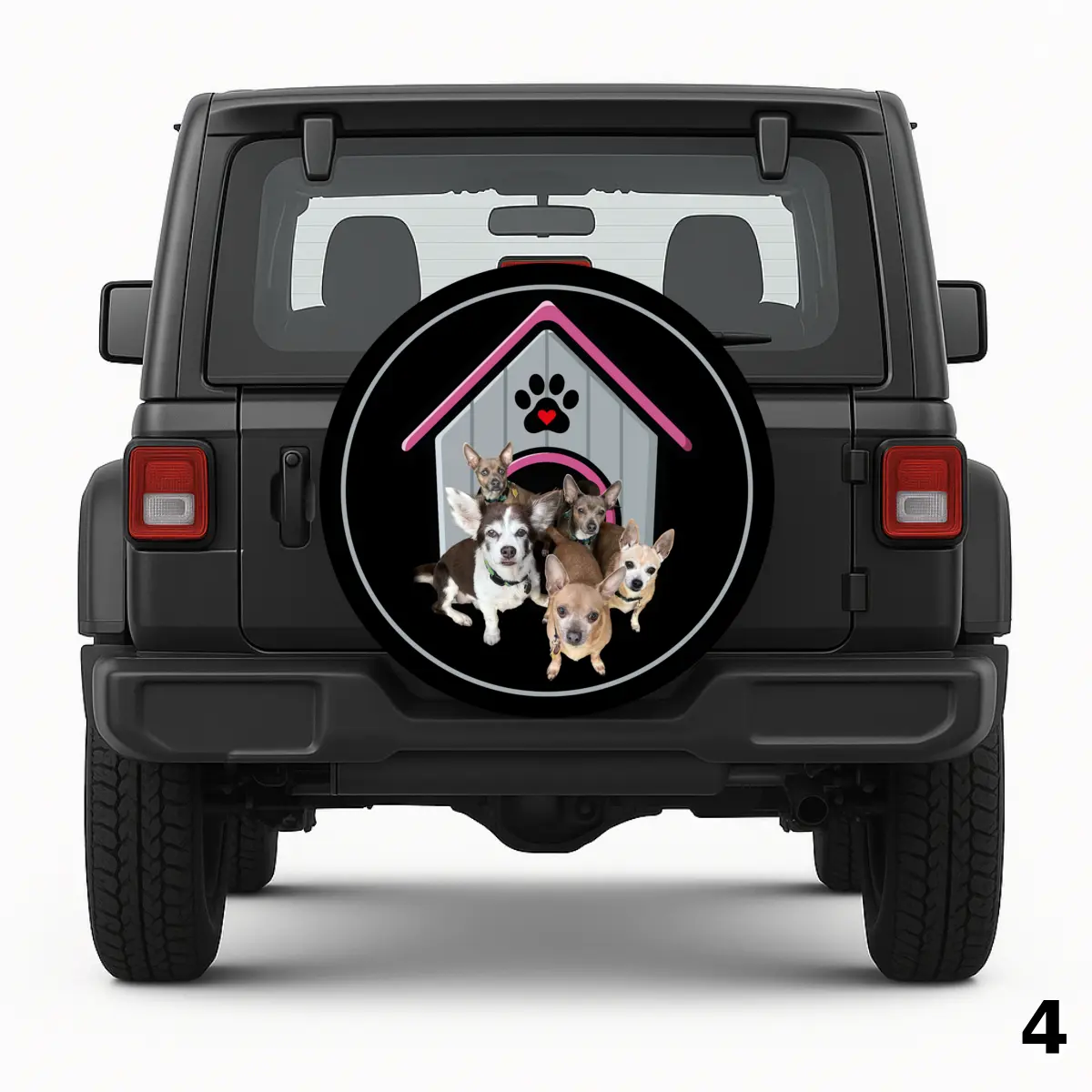 Backseat Supervisors Spare Tire Cover