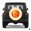 Peach Spare Tire Cover