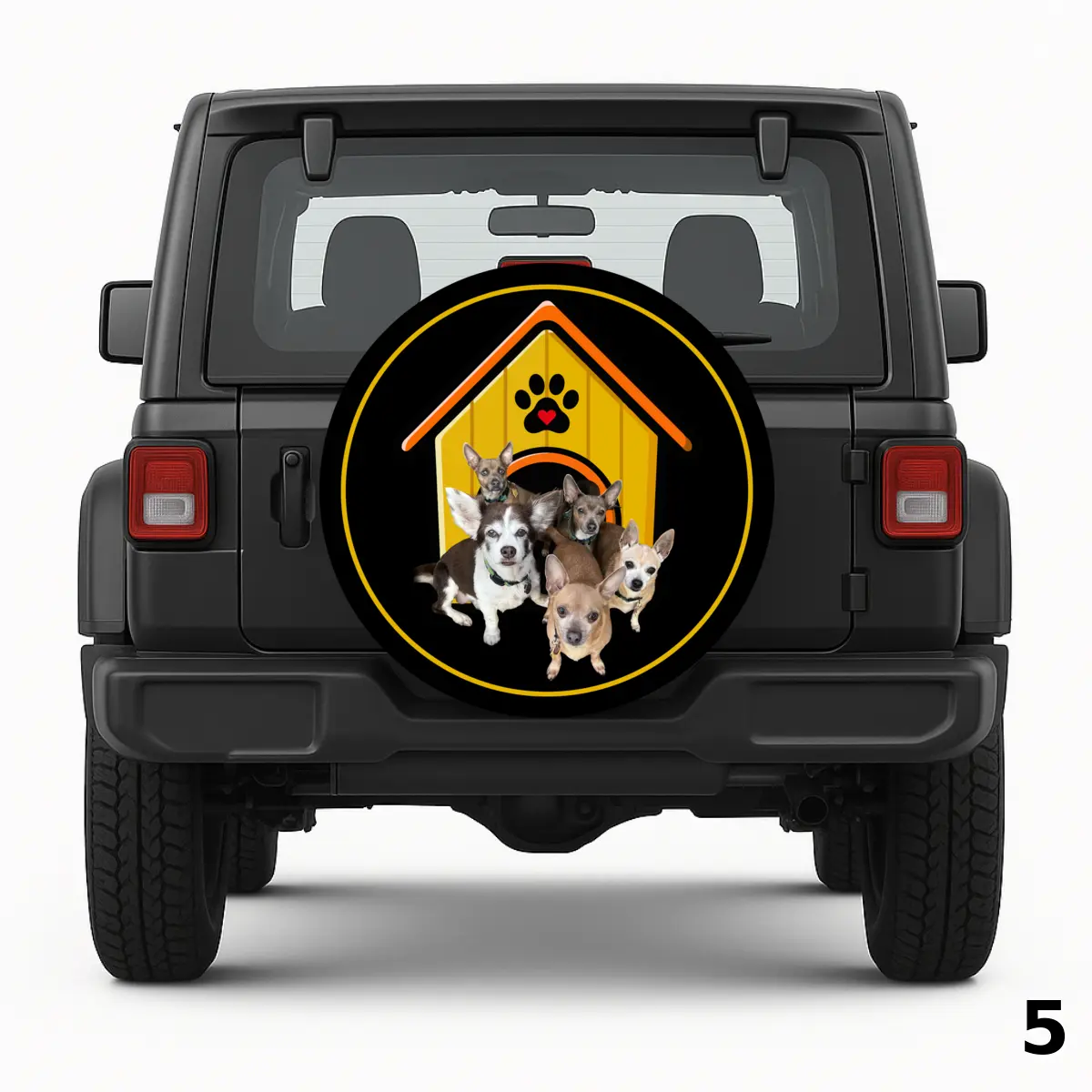 Backseat Supervisors Spare Tire Cover