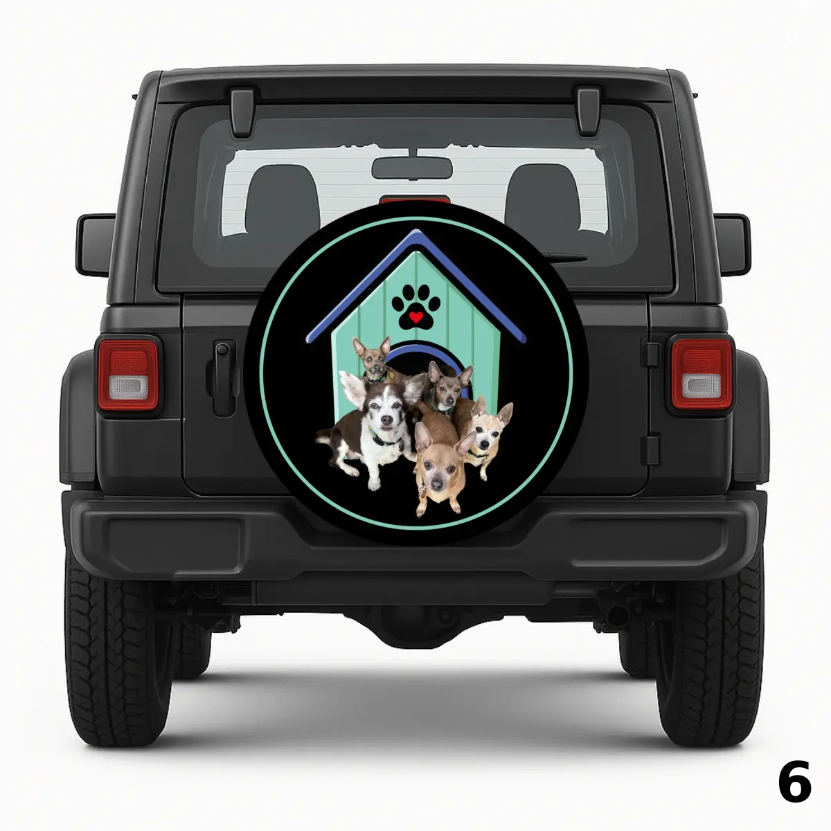 Backseat Supervisors Spare Tire Cover