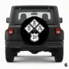 Michigan Highway signs Spare Tire Cover
