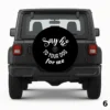 Say hi to your dog for me Spare Tire Cover