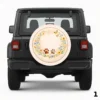Paws & Flowers Spare Tire Cover