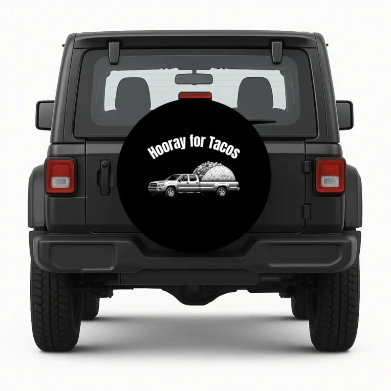Hooray For Tacos Spare Tire Cover