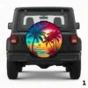 =Beach Design Spare Tire Cover