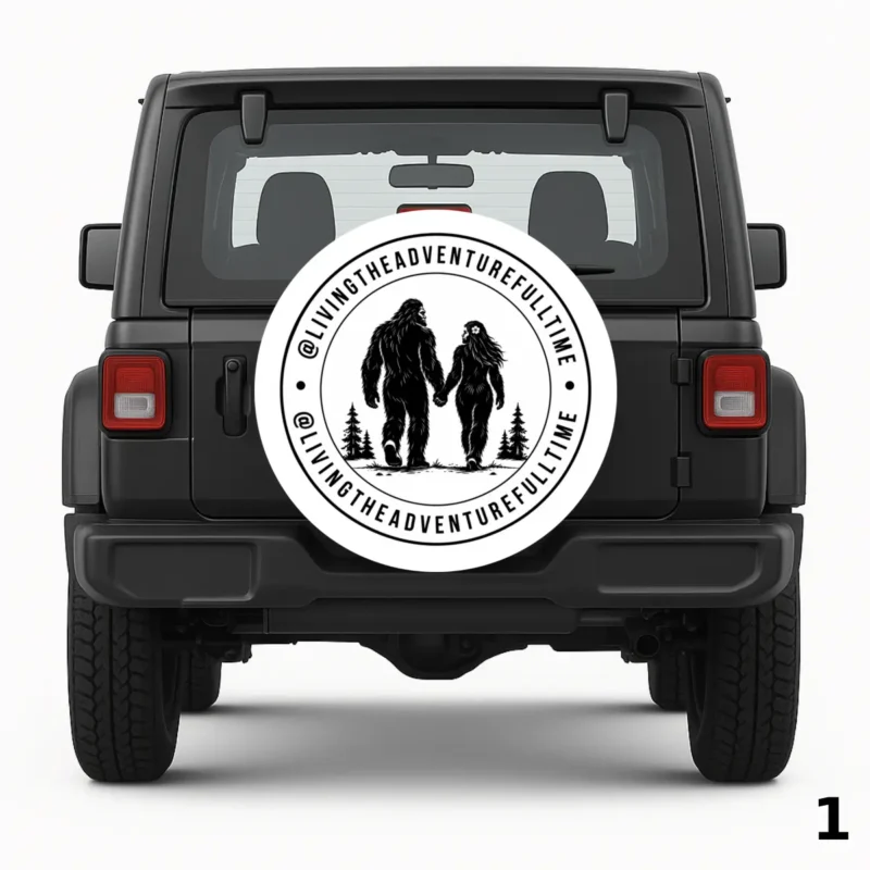 =Bigfoot Couple Spare Tire Cover