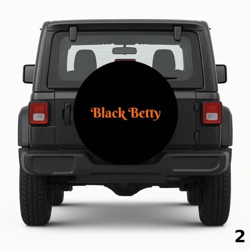 =Black Betty Spare Tire Cover