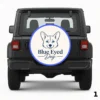 =Blue Eyed Dog Spare Tire Cover