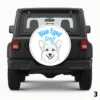=Blue Eyed Dog Spare Tire Cover