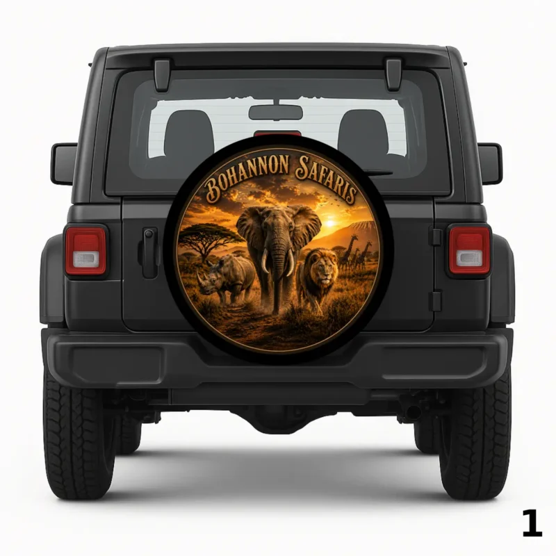=Bohannon Safaris Spare Tire Cover