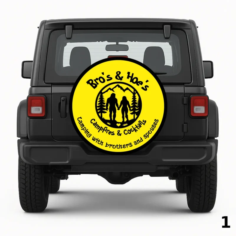 =Bro's & Hoe's Spare Tire Cover