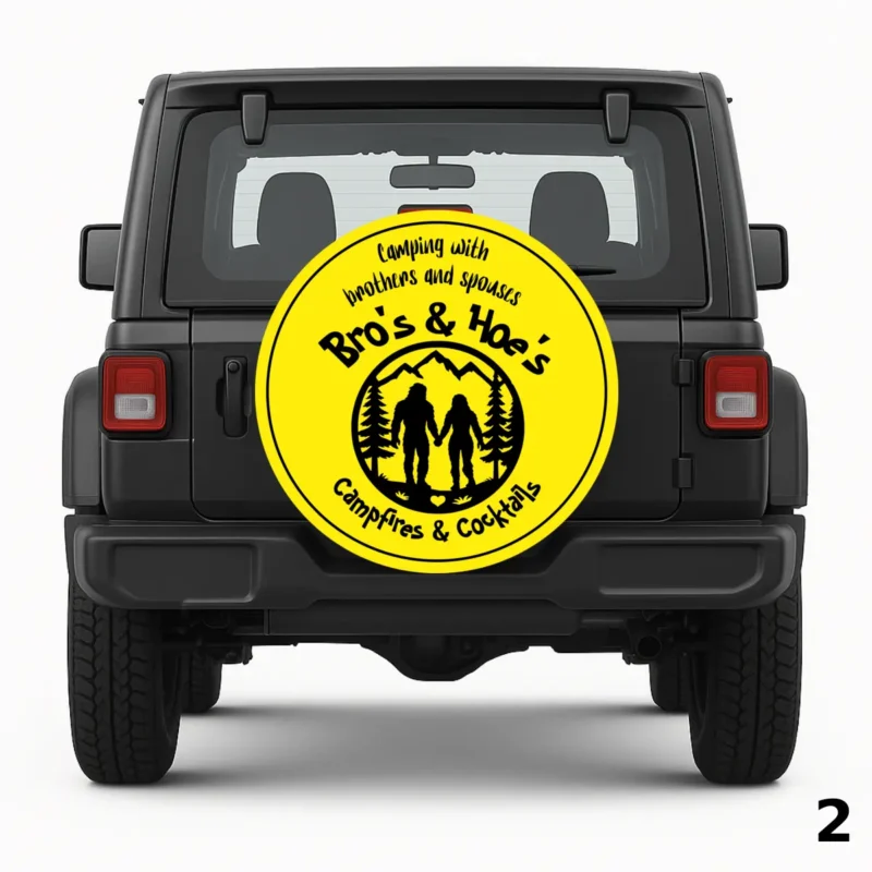 =Bro's & Hoe's Spare Tire Cover