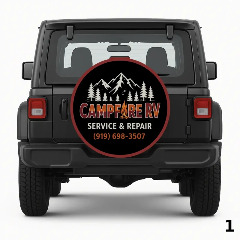 =Campfire RV Service Spare Tire Cover