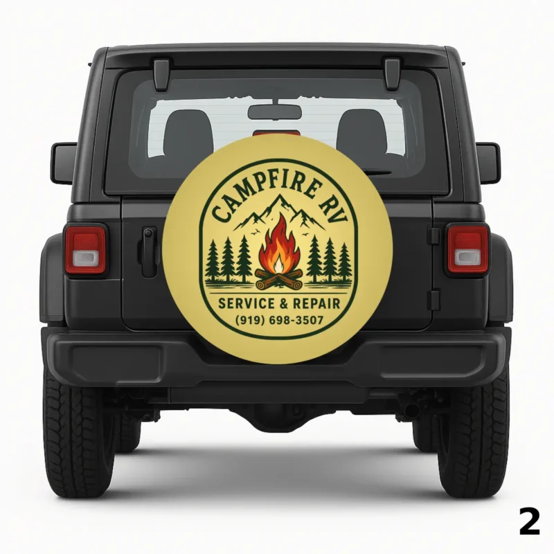 =Campfire RV Service Spare Tire Cover