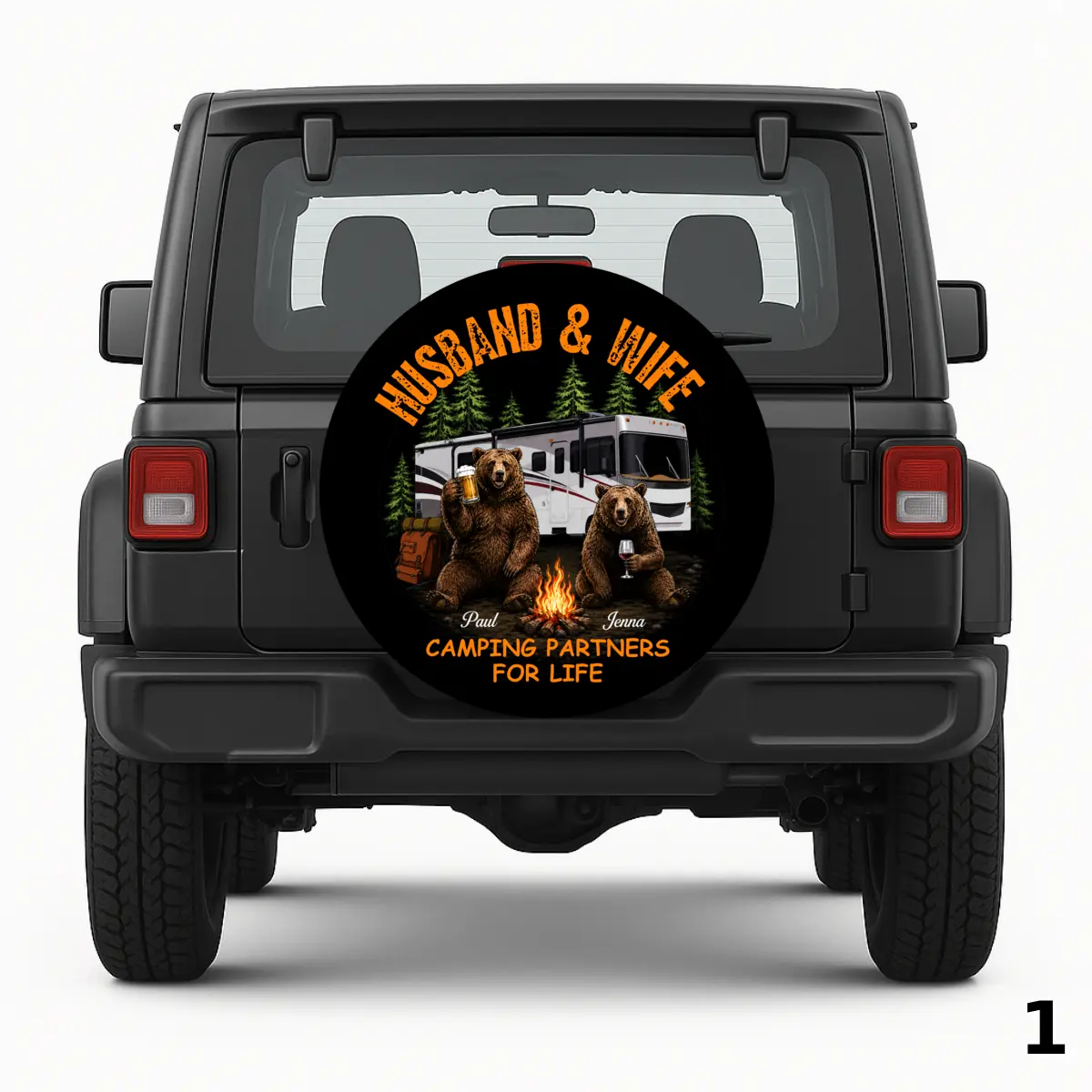 Camping Partners for Life Spare Tire Cover