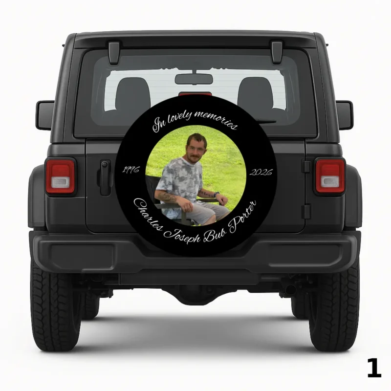 =Charles Joseph Bub Porter Spare Tire Cover