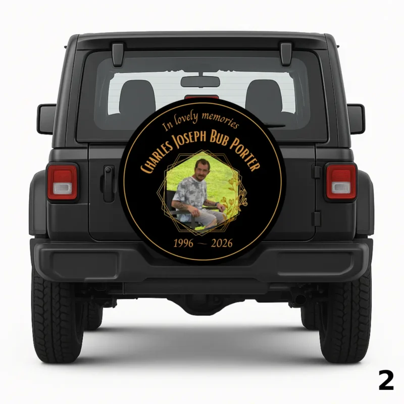 =Charles Joseph Bub Porter Spare Tire Cover