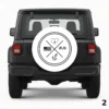 =Funda para Rueda de Repuesto Crossed Symbols Logo
