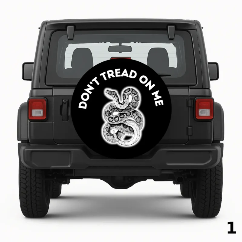 =Don’t tread on me Spare Tire Cover