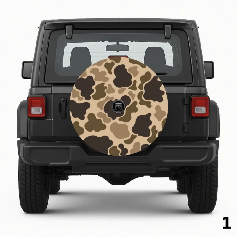 =Duck Camo Spare Tire Cover