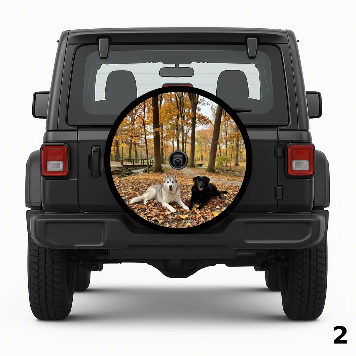 =Fall Forest Duo Spare Tire Cover